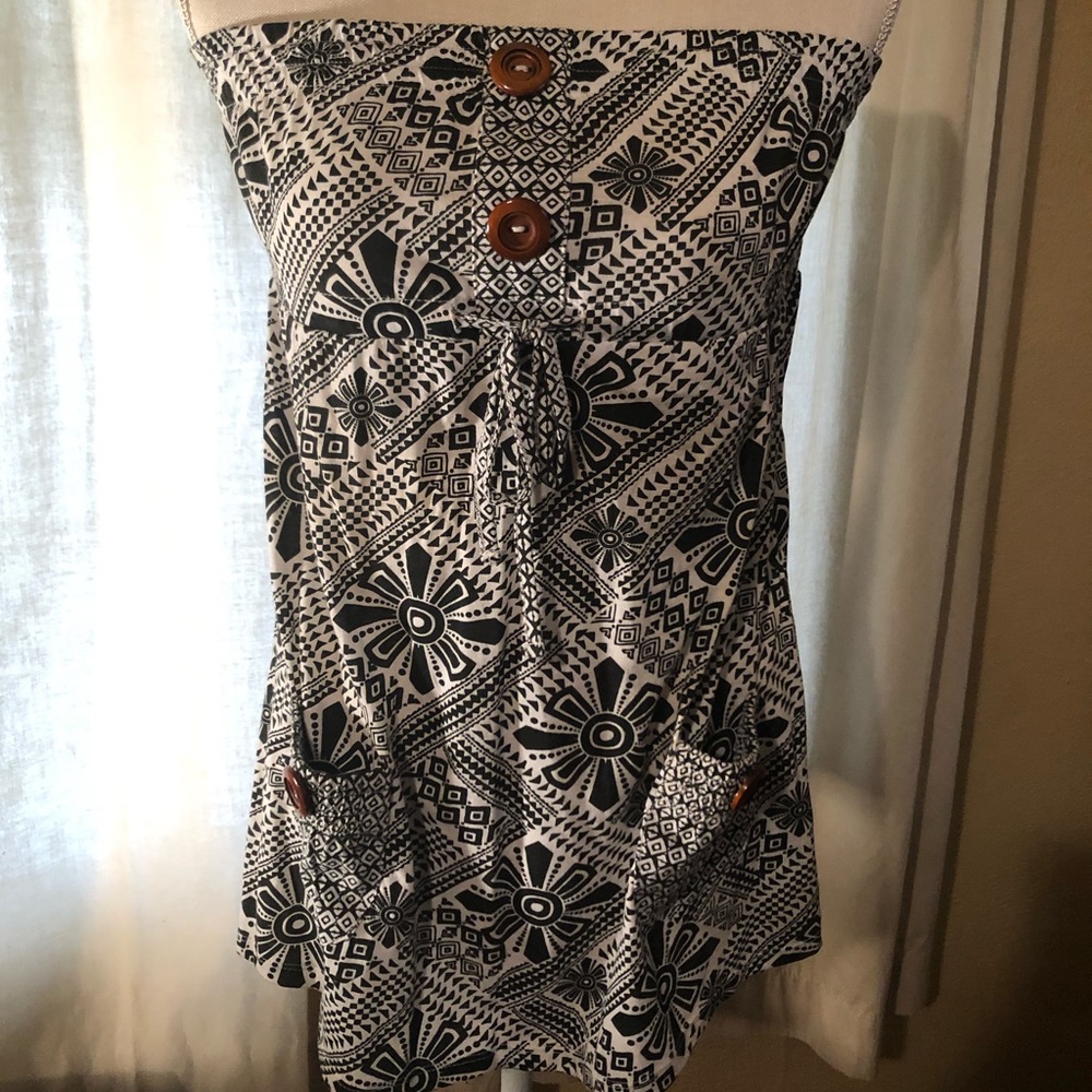 ROXY strapless top